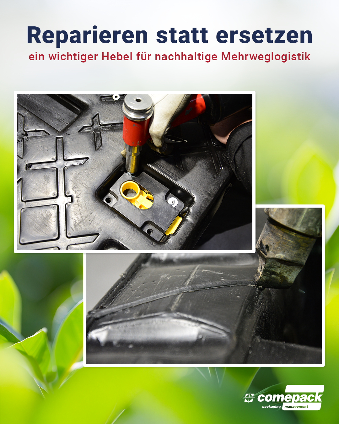 Reparatur von Mehrwegladungsträgern: Nachhaltig handeln, Kosten sparen